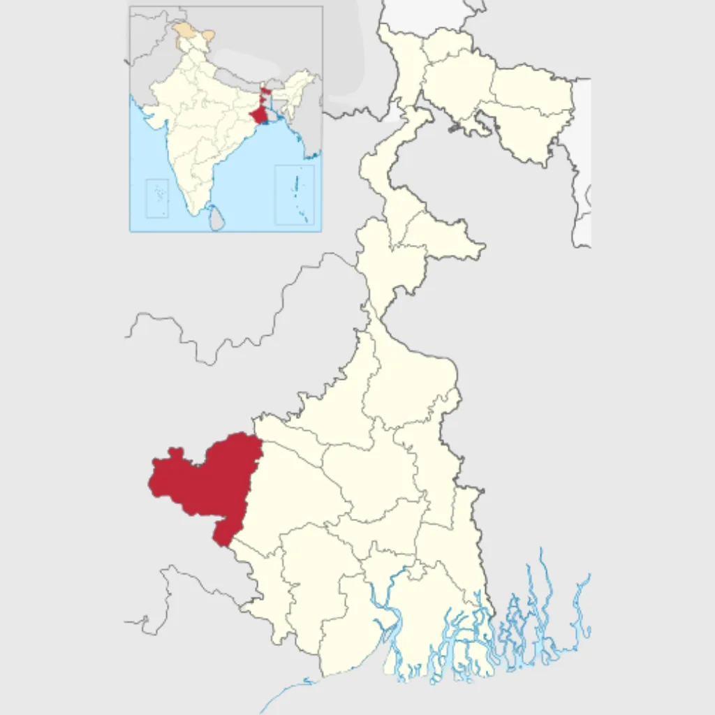 Purulia District Map